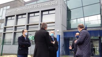 Déplacement du préfet du Val-d’Oise à l’Institut Universitaire de Technologie de Sarcelles